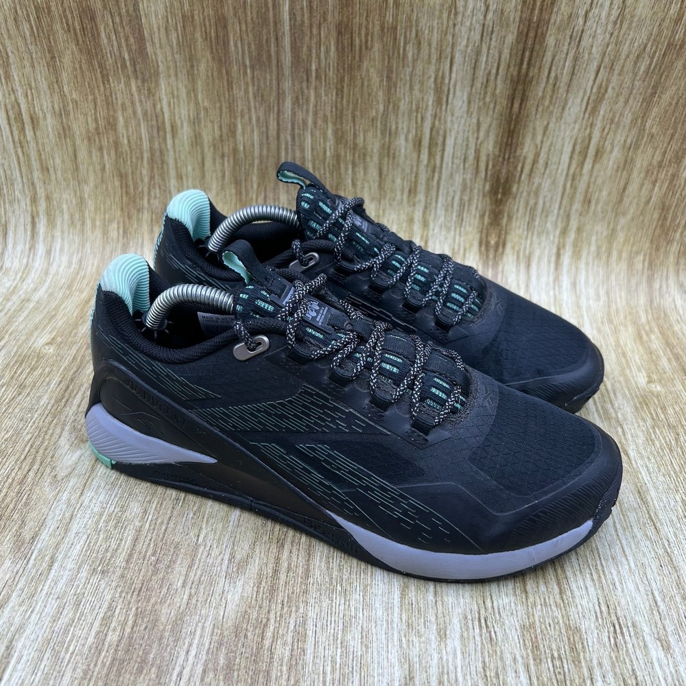 Reebok Nano X1 TR Adventure Women's Size 6.5 Black Grey Training Sneakers H67962